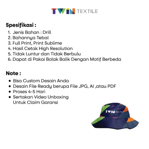 Bucket Hat - Gambar 2